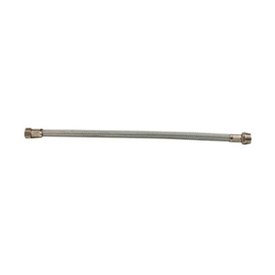 Q.TA' 10 FLESSIBILE INOX M 3/8 F 1/2 30 CM DN.10