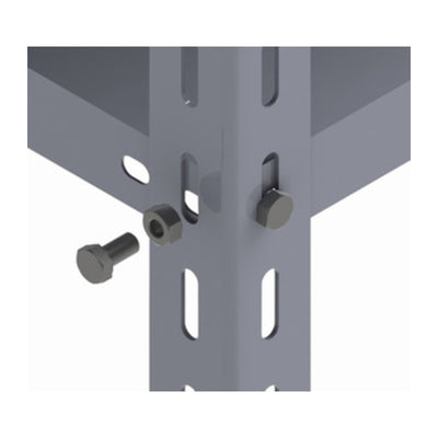 Q.TA' 200 BULLONE P/SCAFFALATURA TE 8X 16 C/DADO M8