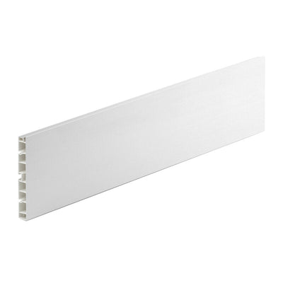 Q.TA' 5 ZOCCOLO CUCINA IN PVC H 12 CM ALLUMINIO 3 M