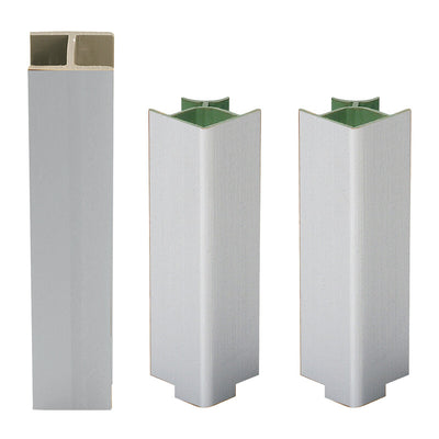Q.TA' 1 KIT ZOCCOLATURA P/CUCINA PVC H 12 CM ALLUMINIO