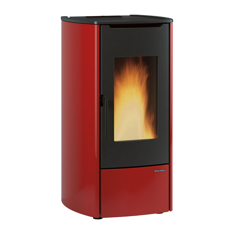 Q.TA' 1 TERMOSTUFA PELLET 14.8 KW MARINA IDRO H11 BORDEAUX
