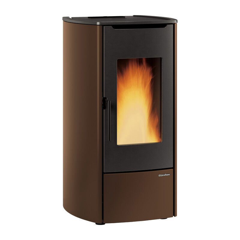 Q.TA' 1 TERMOSTUFA PELLET 14.8 KW MARINA IDRO H11 BRONZO