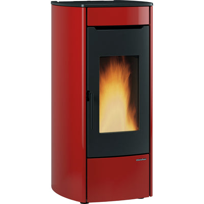 TERMOSTUFA PELLET 17.5 KW MARINA IDRO H13 BORDEAUX