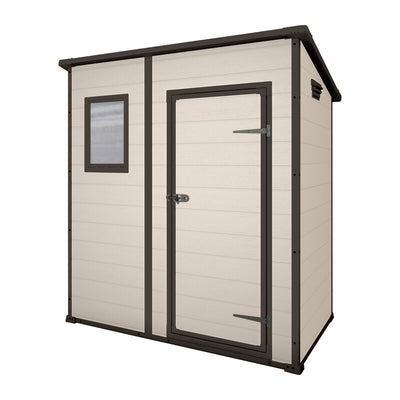 Q.TA' 1 CASETTA KETER MANOR PENT EFF LEGNO 183X111X200 BEIGE