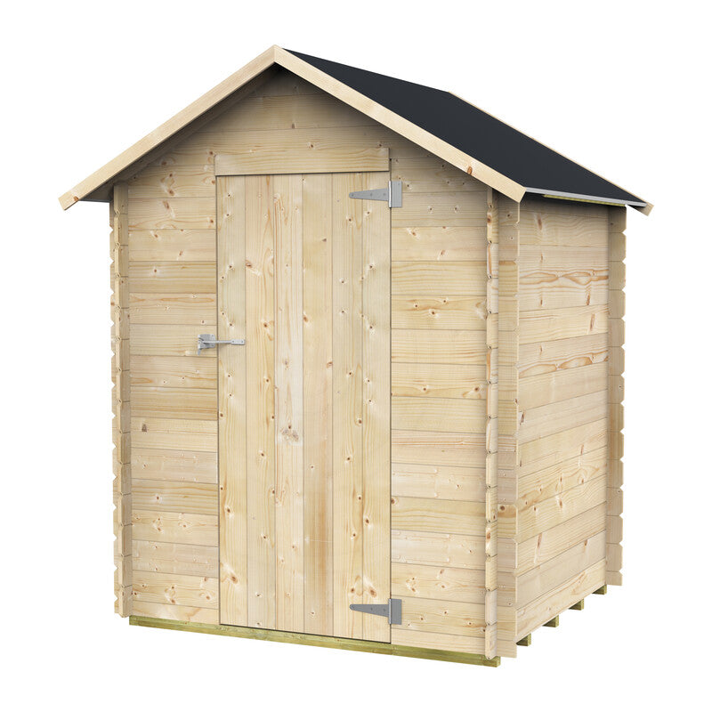 Q.TA' 1 CASETTA LEGNO MARCELLA C/PAVIMENTO 146X130X185
