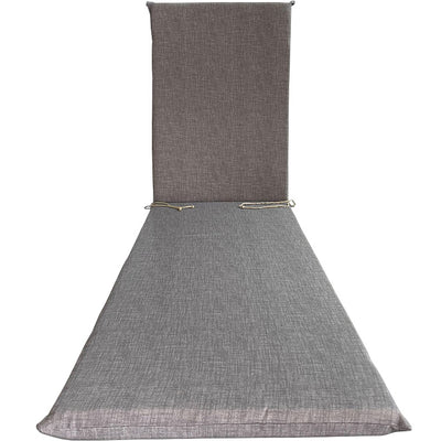 CUSCINO GARDEN GRIGIO LETTINO H.4,5 CM.180X60