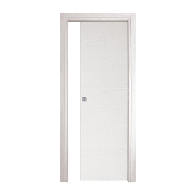 Q.TA' 1 PORTA SCORREV 90X210 MICROTEC FRASSINO BIANCO