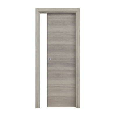 Q.TA' 1 PORTA SCORREV 90X210 MICROTEC ROVERE GRIGIO