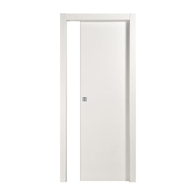 Q.TA' 1 PORTA MICROTEC SCORREV BIANCO 90X210