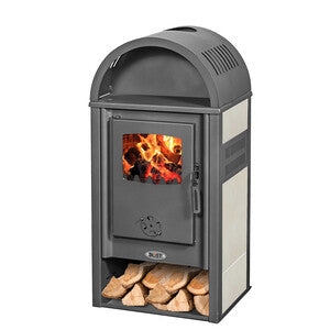 Q.TA' 1 STUFA LEGNA 8 KW VIENNA BEIGE