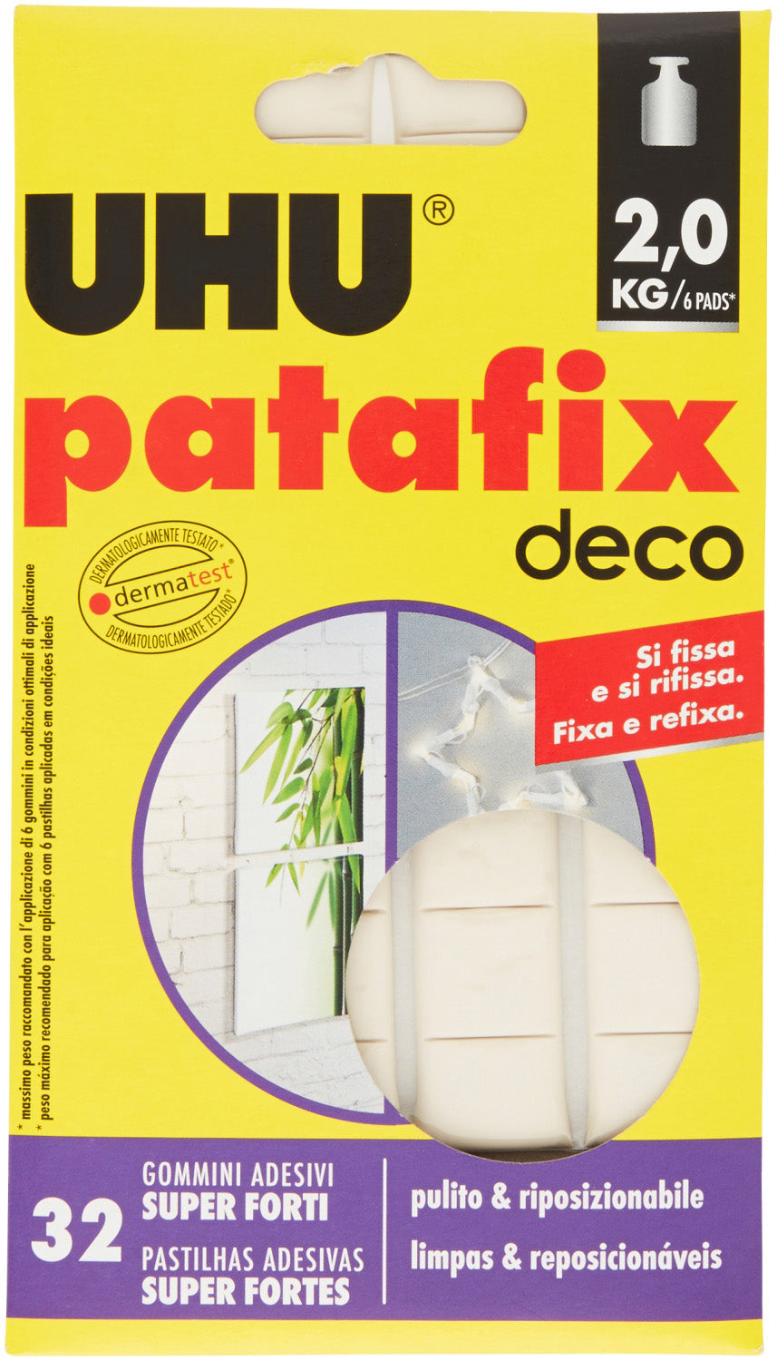 Q.TA'. 12 UHU PATAFIX SUPER FORTE FINO A 3 KG