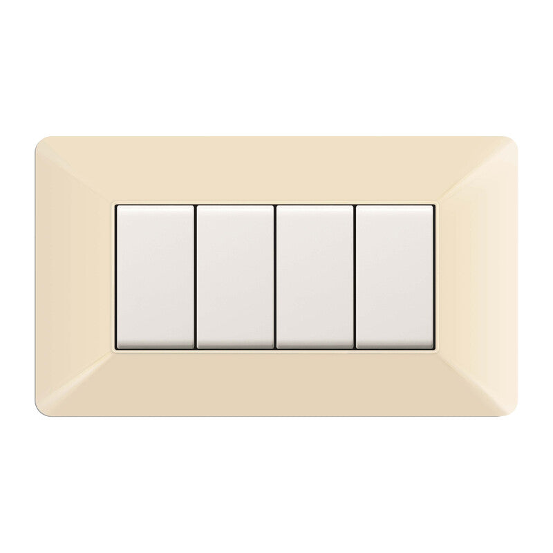 Q.TA' 1 PLACCA EASY MATIX AVORIO 4P