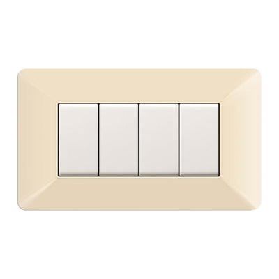 Q.TA' 1 PLACCA EASY MATIX AVORIO 4P