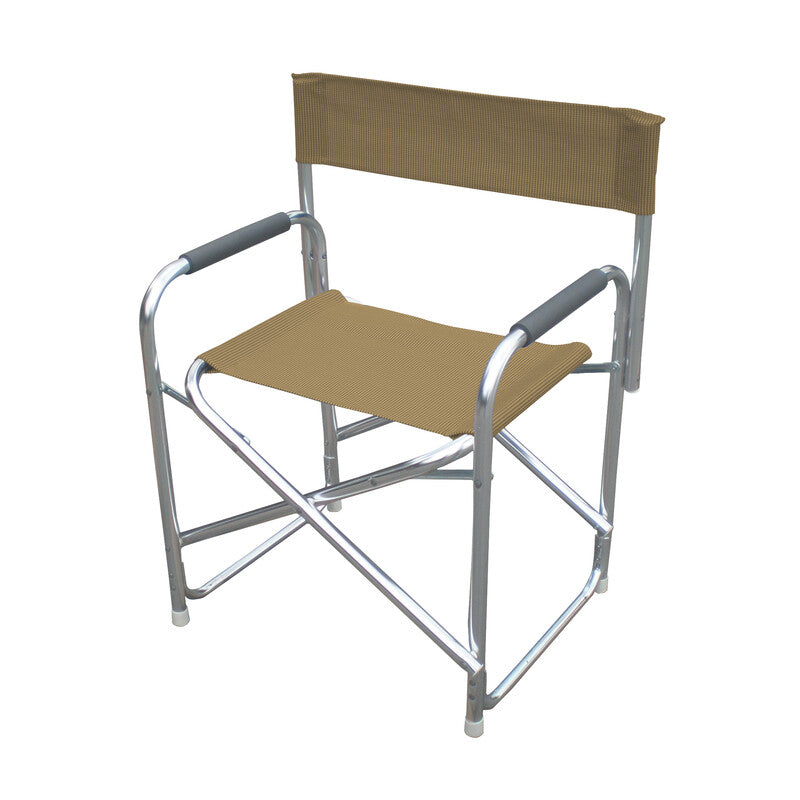 Q.TA' 2 C SEDIA REGISTA PLAYA ALLUMINIO TORTORA