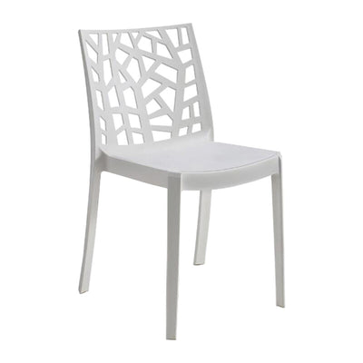 Q.TA' 1 SEDIA RESINA MATRIX BIANCO