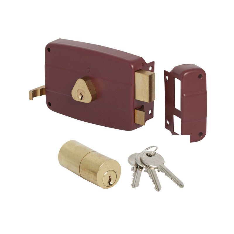 Q.TA' 1 CISA 50121 60 MM SX SERRATURA APPL. LEGNO CIL. FISSO