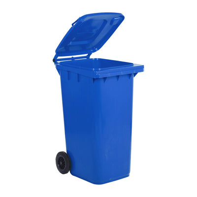 Q.TA' 1 PATTUMIERA 240 L C/RUOTE BLU MP