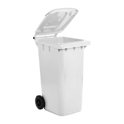 Q.TA' 1 PATTUMIERA 240 L C/RUOTE BIANCO MP