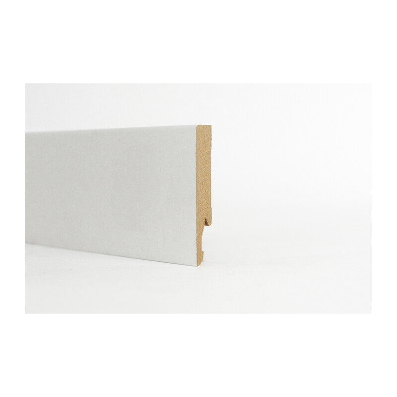 Q.TA' 5 BATTISCOPA 100X14 MM MDF 240 CM BIANCO