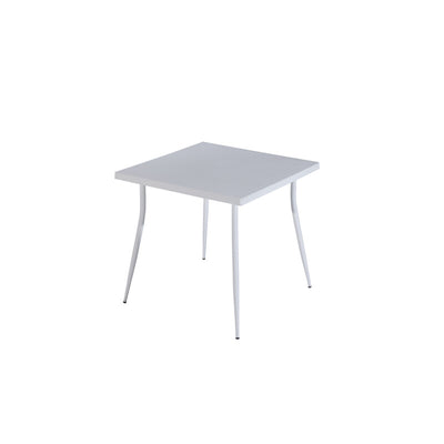 Q.TA' 1 TAVOLO CARMEN 80X80XH75CM BIANCO