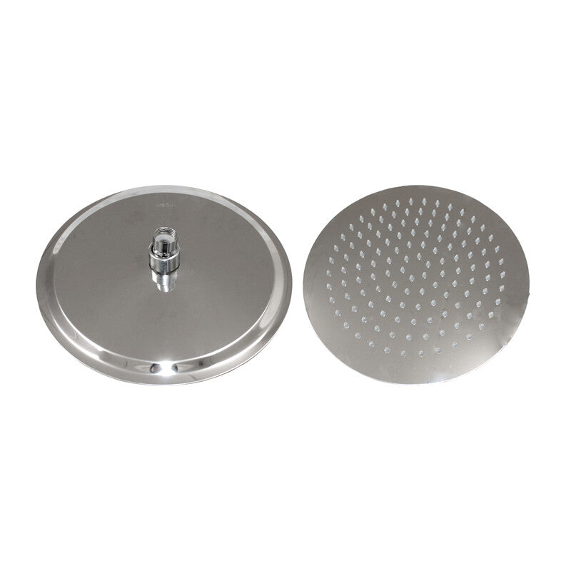 Q.TA' 1 SOFFIONE DOCCIA INOX TONDO D 200 MM