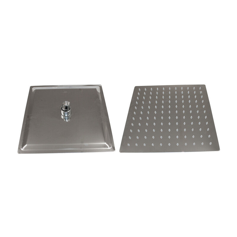Q.TA' 1 SOFFIONE DOCCIA INOX QUADRO 250X250MM