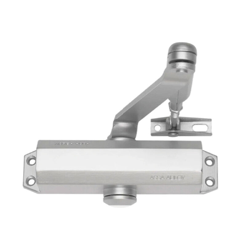 Q.TA' 1 CHIUDIPORTA DC110 CERTIFICATO C/FERMO ARGENTO