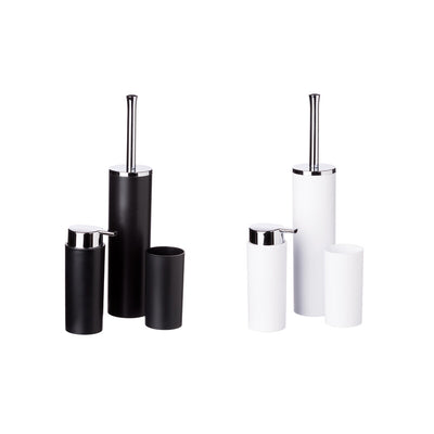 Q.TA' 2 SET DA BAGNO ABS 3 PEZZI COLORI ASSORTITI