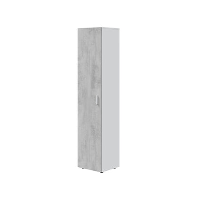 Q.TA' 1 KIT MOBILE MULTIUSO 41X37XH182 CM BIANCO CEMENTO