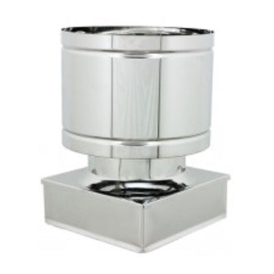 Q.TA' 1 FUMAIOLO A BOTTE INOX AISI 304 37X37 CM
