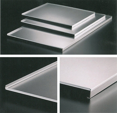 Q.TA'. 10 SOTTOLAVELLO ALLUMINIO PER CUCINA 1164X510X18 MM