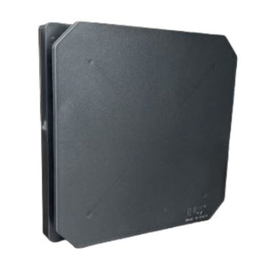 Q.TA' 1 ASPIRATORE ELETTRICO LUX308 A MURO D 120 MM NERO