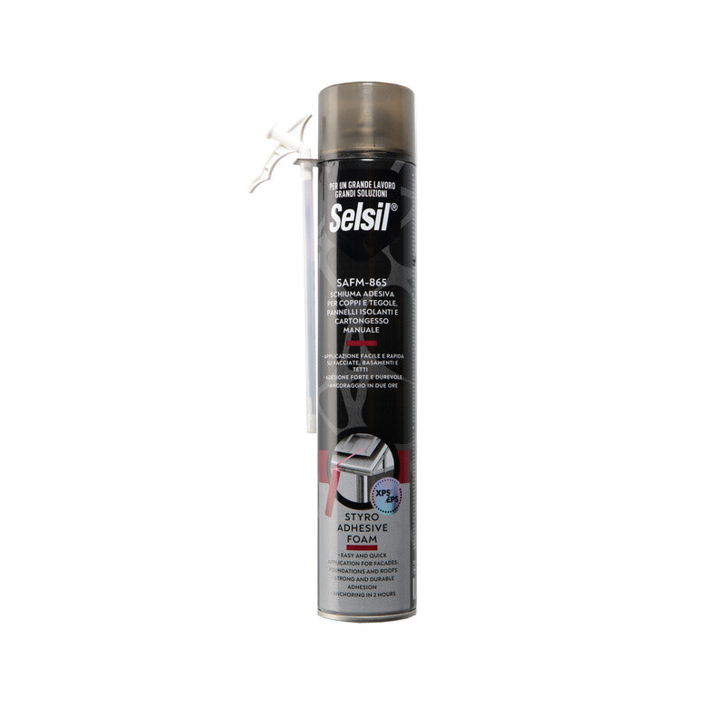 Q.TA' 12 SELSIL SCHIUMA POLIURET COPPI E TEGOLE MAN 750 ML