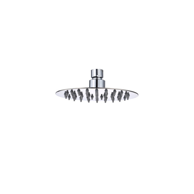 Q.TA' 1 SOFFIONE DOCCIA INOX TONDO D 200 MM GROENLANDIA