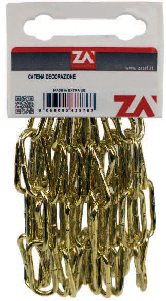 CATENA MAGLIA LUNGA RITORTA 2,5 MM 2,5 M BRONZ