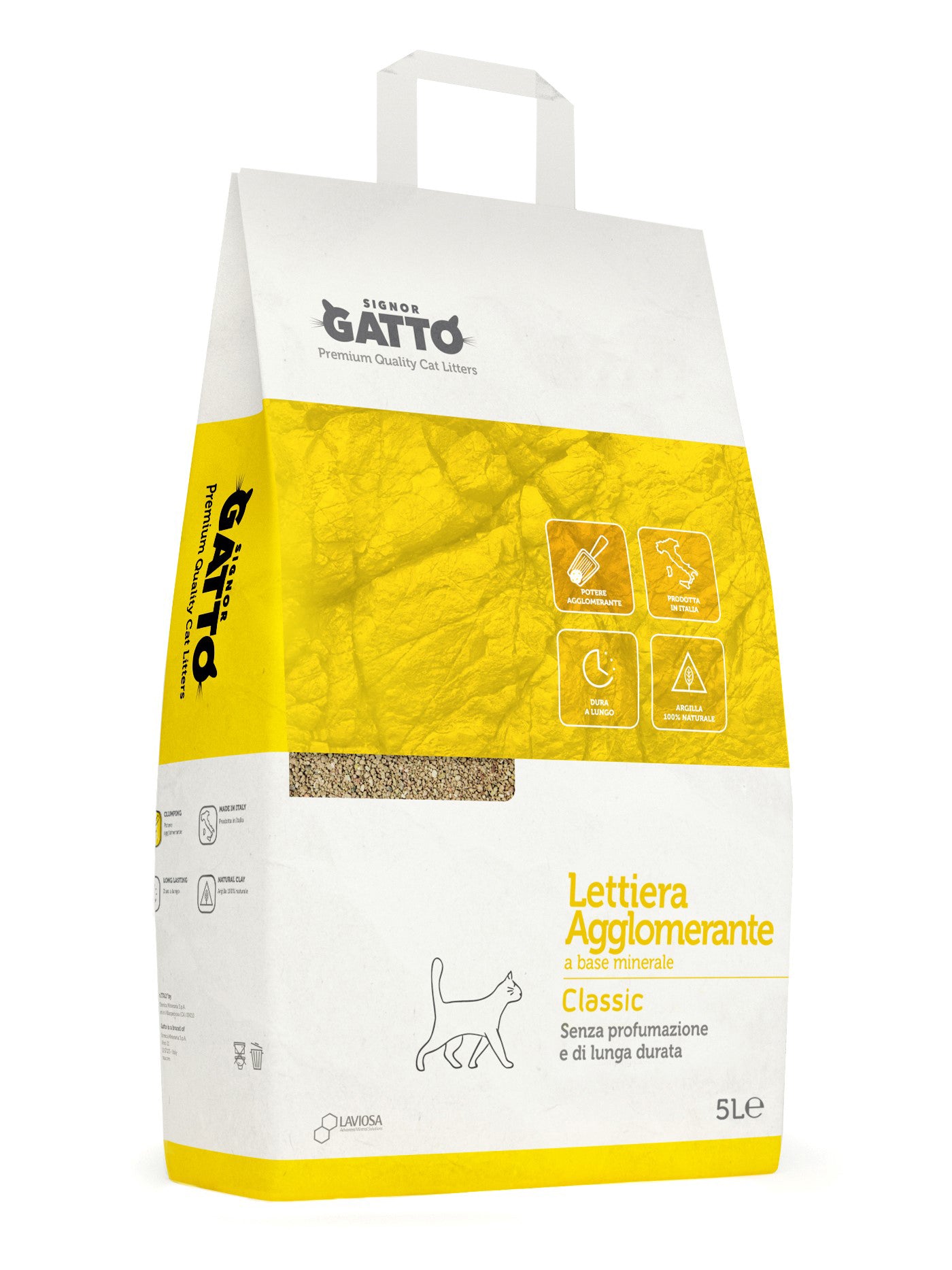 Q.TA'. 4 LETTIERA SIGNOR GATTO CLASSIC 5 L