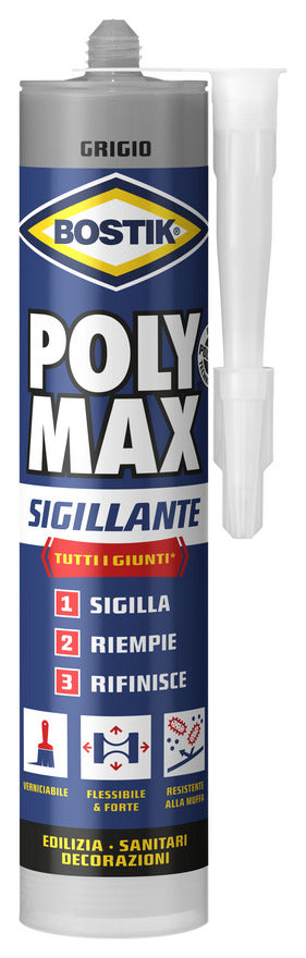 BOSTIK POLYMAX SIGILLANTE 280 ML GRIGIO CARTUC