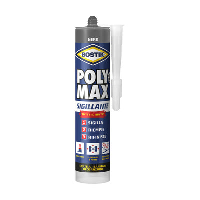 Q.TA' 1 BOSTIK POLYMAX SIGILLANTE 280 ML NERO CARTUCCIA