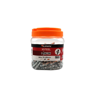 Q.TA' 1 ELEMATIC BARATTOLO 150 TASSELLI XSTEEL M4 CARTONG