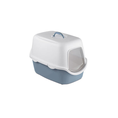 Q.TA' 1 TOILETTE CATHY BLU ACCIAIO/BIANCO