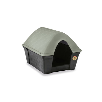 Q.TA' 1 CUCCIA P/CANI CASA FELICE MEDIA GREEN LINE VERDE/GRIGIO ARDESIA