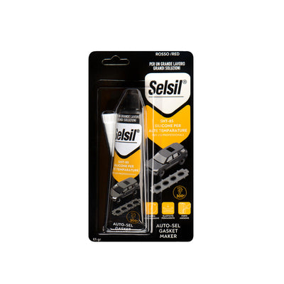 Q.TA' 12 SELSIL SILICONE ALTE TEMPERATURE SHT-85 ROSSO 85 G