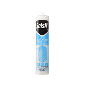 Q.TA'. 25 SELSIL SILICONE ACETICO PER SANITARI TRASPAR 280 ML