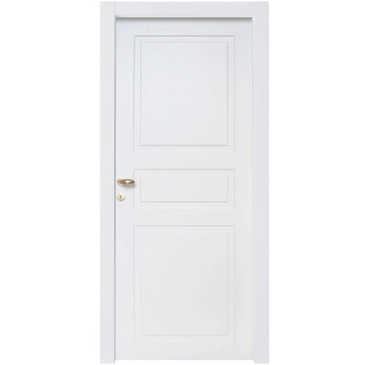 PORTA BUGNA 210X90 CM LACCATO BIANCO