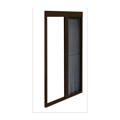 Q.TA' 1 ZANZARIERA OPERA PLISSE 120X240CM ORIZZONTALE MARRONE