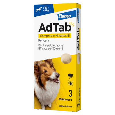 ADTAB COMPRESSE MASTICABILI PER CANI 22 - 45 KG