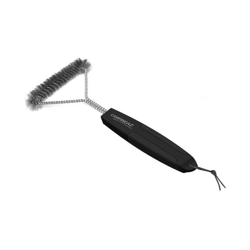 Q.TA' 1 SPAZZOLA TRIANGOLARE ACCIAIO BARBECUE CAMPIN