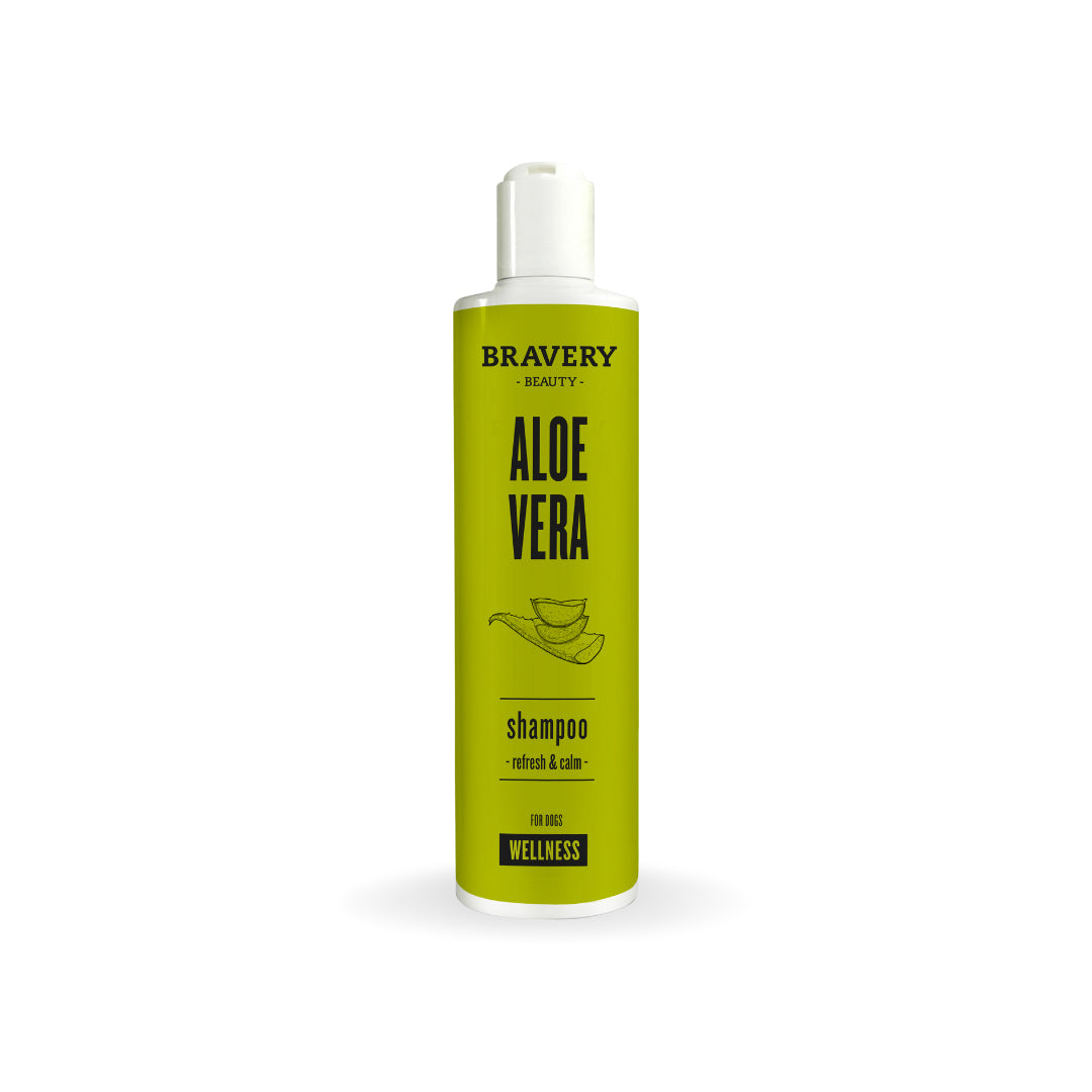 Q.TA'. 6 SHAMPOO DOG BRAVERY 300 ML WELLNESS ALOE VERA