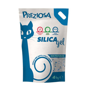 Q.TA'. 3 LETTIERA GATTO PREZIOSA 4,00 KG CLASSICA SILICA GEL