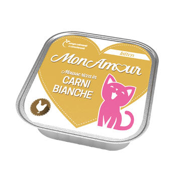 Q.TA'. 34 CIBO GATTO MONAMOUR 100 G KITTEN MOUSSE